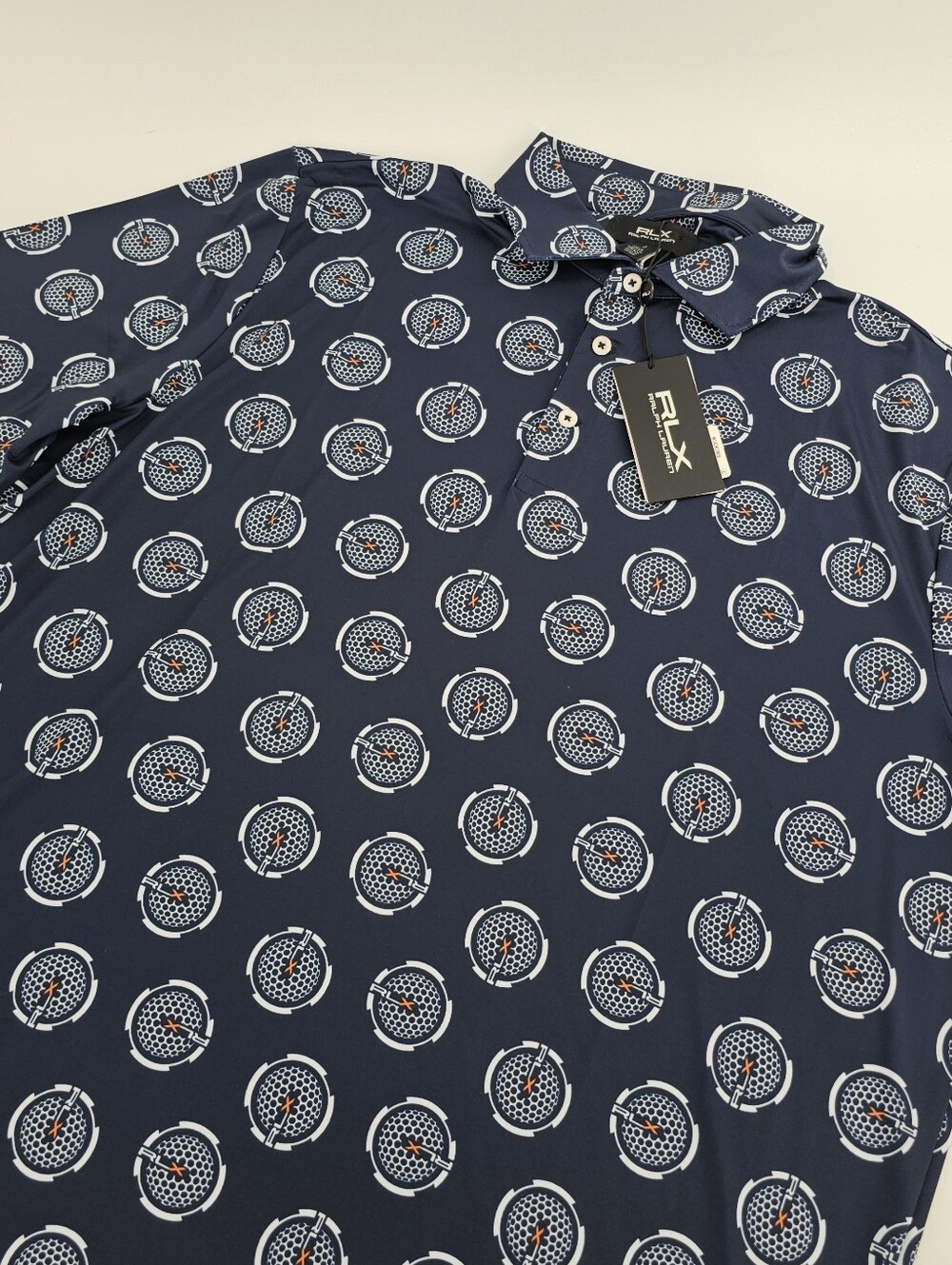 RLX Ralph Lauren Golf Concept 1 Polo Shirt Golf Ball Print Men's Top